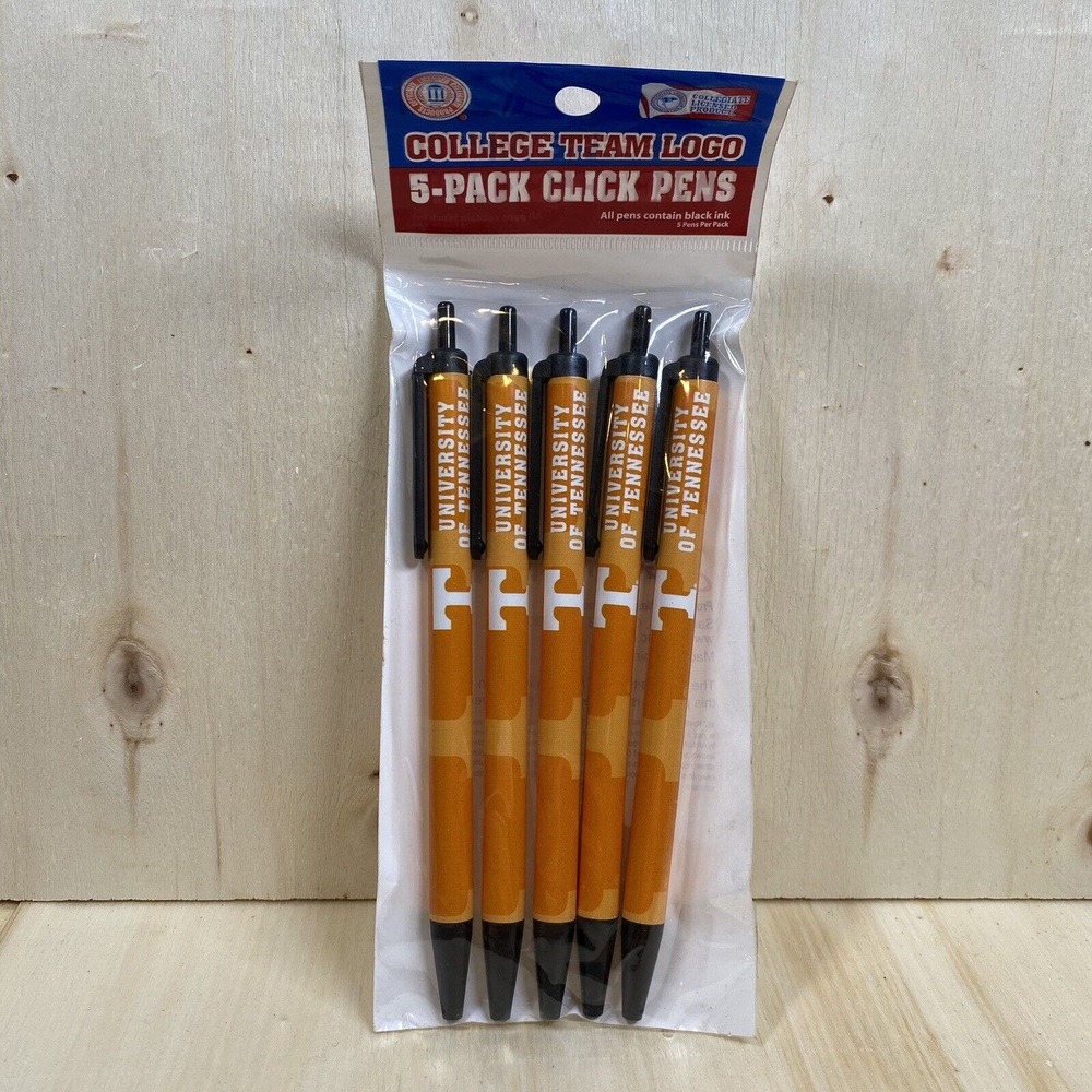 Pick‎ your College! NCAA Team Logo Click Pens Multi-Pack 5 Pens with School Logo